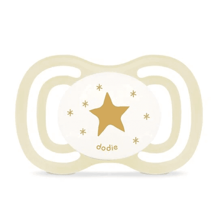Lot de 2 Sucettes Dodie Anatomiques 0-6 mois Glow in the dark - Rose - Dodie - Sucettes pour bébé Maroc -www.babyboss.ma