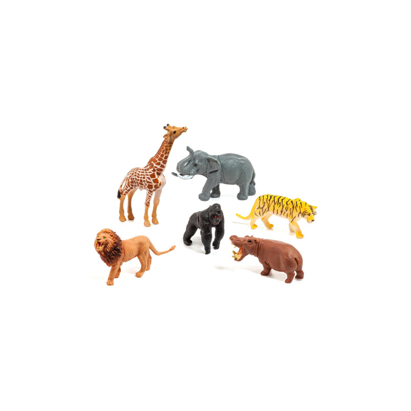 MOLTO - SET DE  6 Animaux SAUVAGES