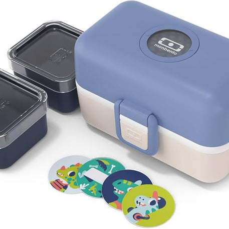 Monbento Lunch Box pour Enfant Sans BPA - bleu