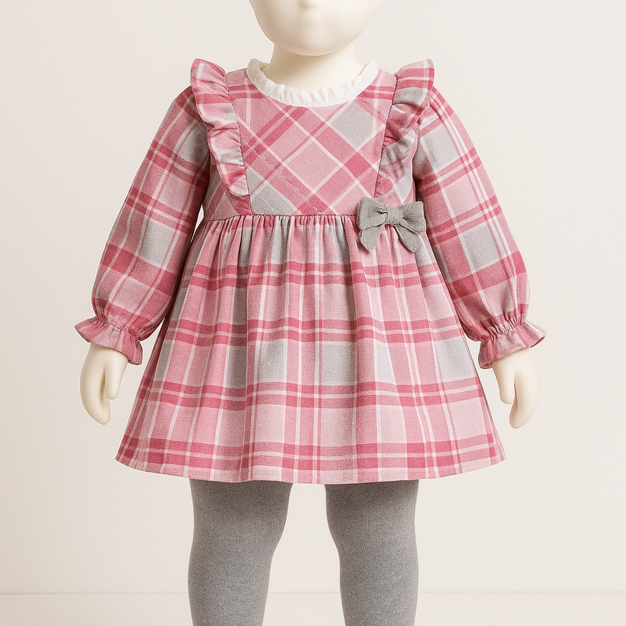 Soft Dress and Matching Tights for Baby