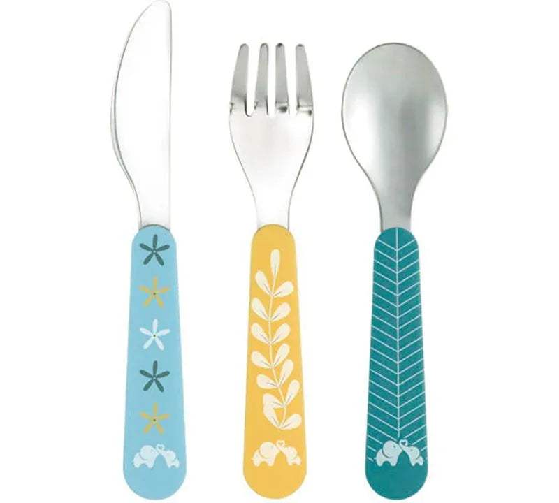 Set Cubiertos Metal +12M - Bebeconfort - REPAS pour bébé Maroc -www.babyboss.ma