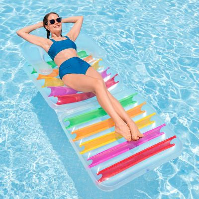 Matelas Gonflable Bestway Summer Colors avec Dossier