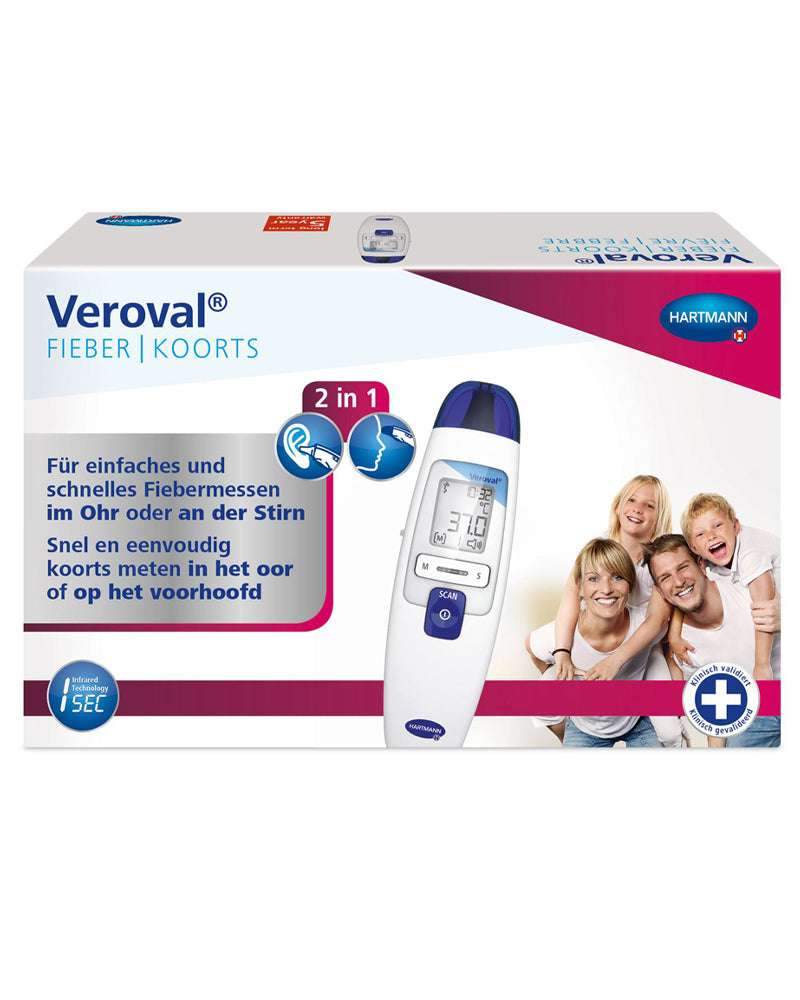 Hartmann Veroval Fièvre Infrarouge - Hartmann - Thermomètres pour bébé Maroc -www.babyboss.ma