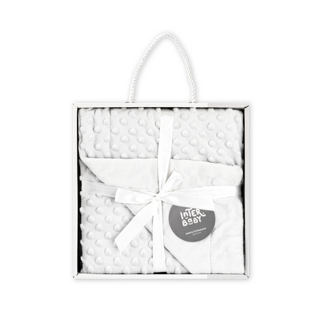 Interbaby couverture junior bulles 80 x 110 cm -Blanc
