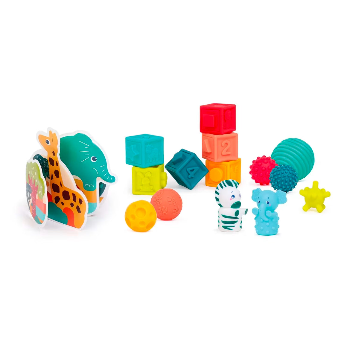Ludi coffret éveil livre cubes et balles