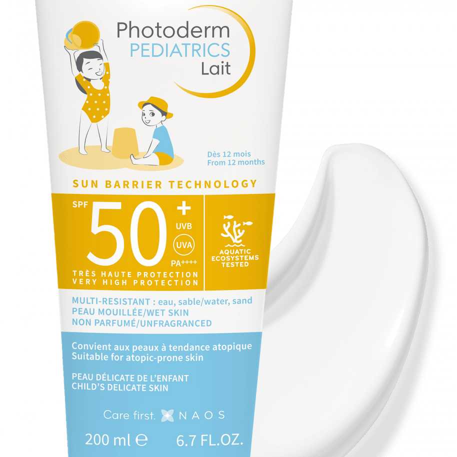 Bioderma Photoderm PEDIATRICS Lait SPF 50+ - Bioderma Photoderm - Protection solaire pour bébé Maroc -www.babyboss.ma