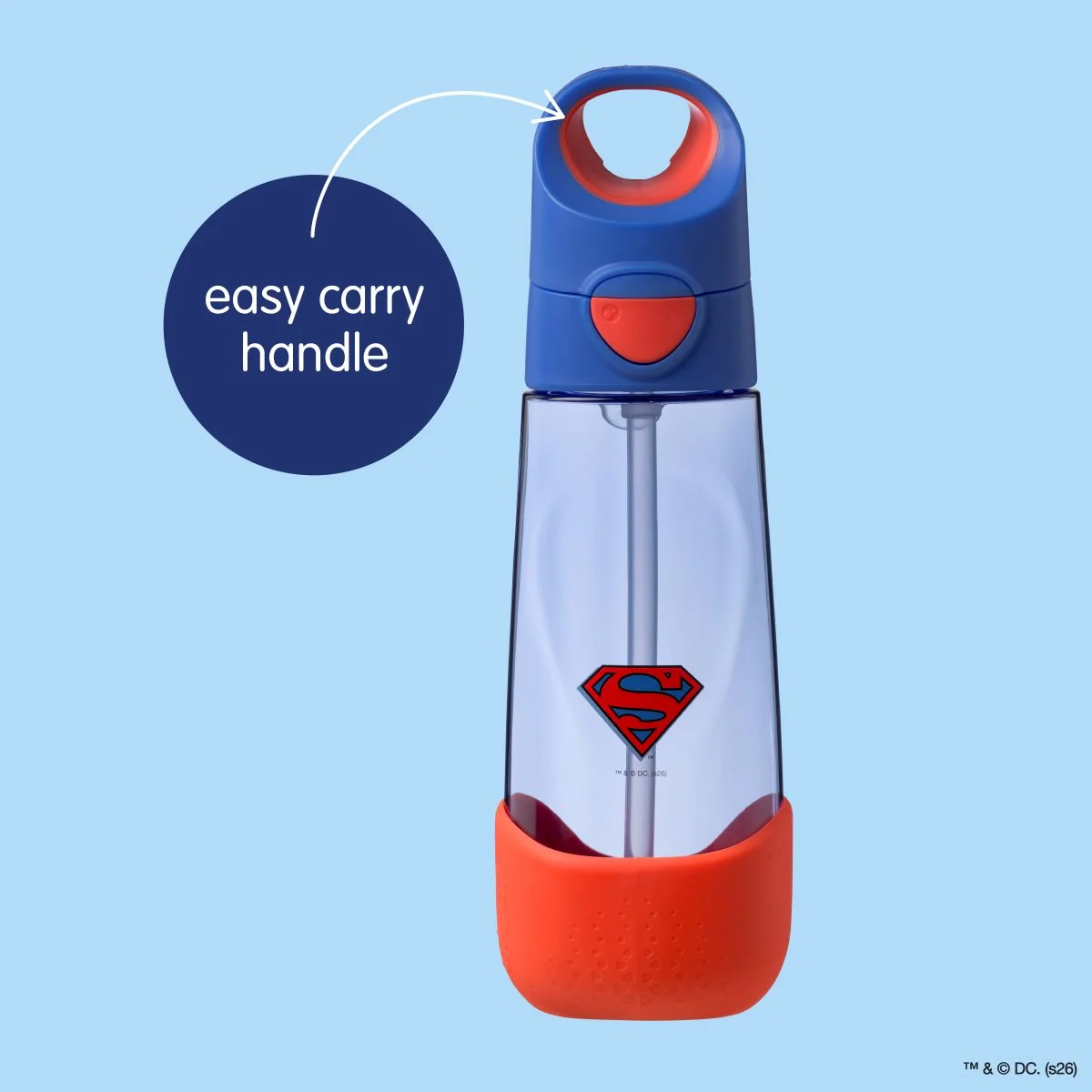 Gourde à paille B box Tritan™  - Superman 600ML