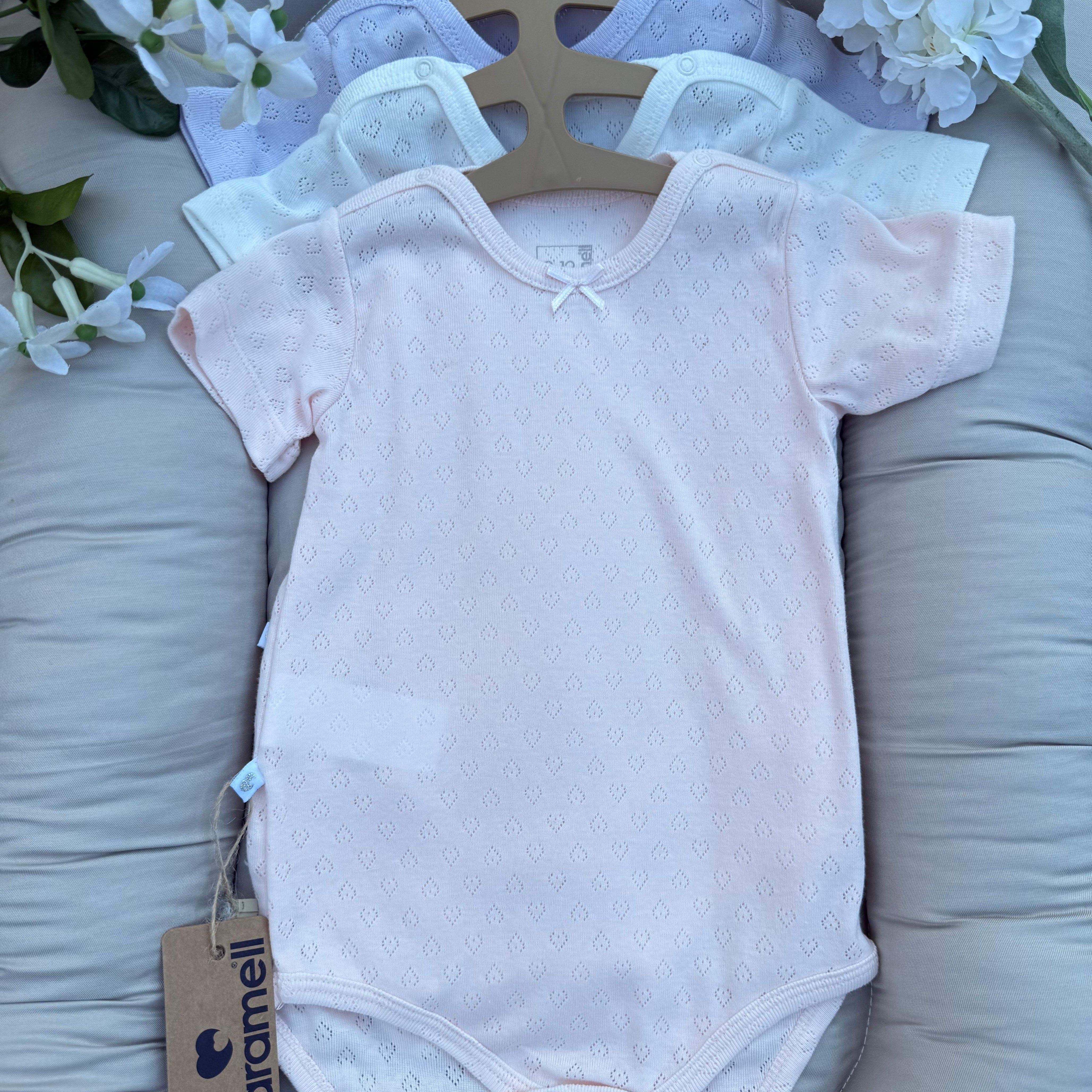 Lot de 3 bodies - Caramell - Caramell - Body pour bébé Maroc -www.babyboss.ma
