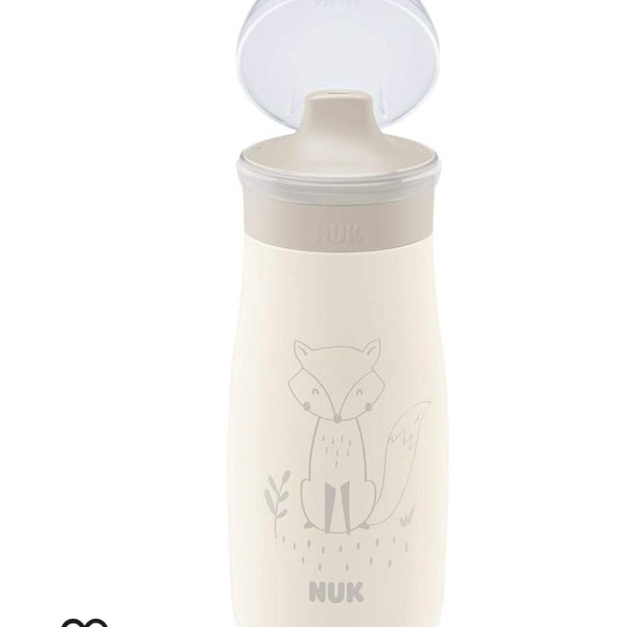 NUK Mini-Me Sip en acier inoxydable 300ml avec bec verseur blanc - NUK - pour bébé Maroc -www.babyboss.ma