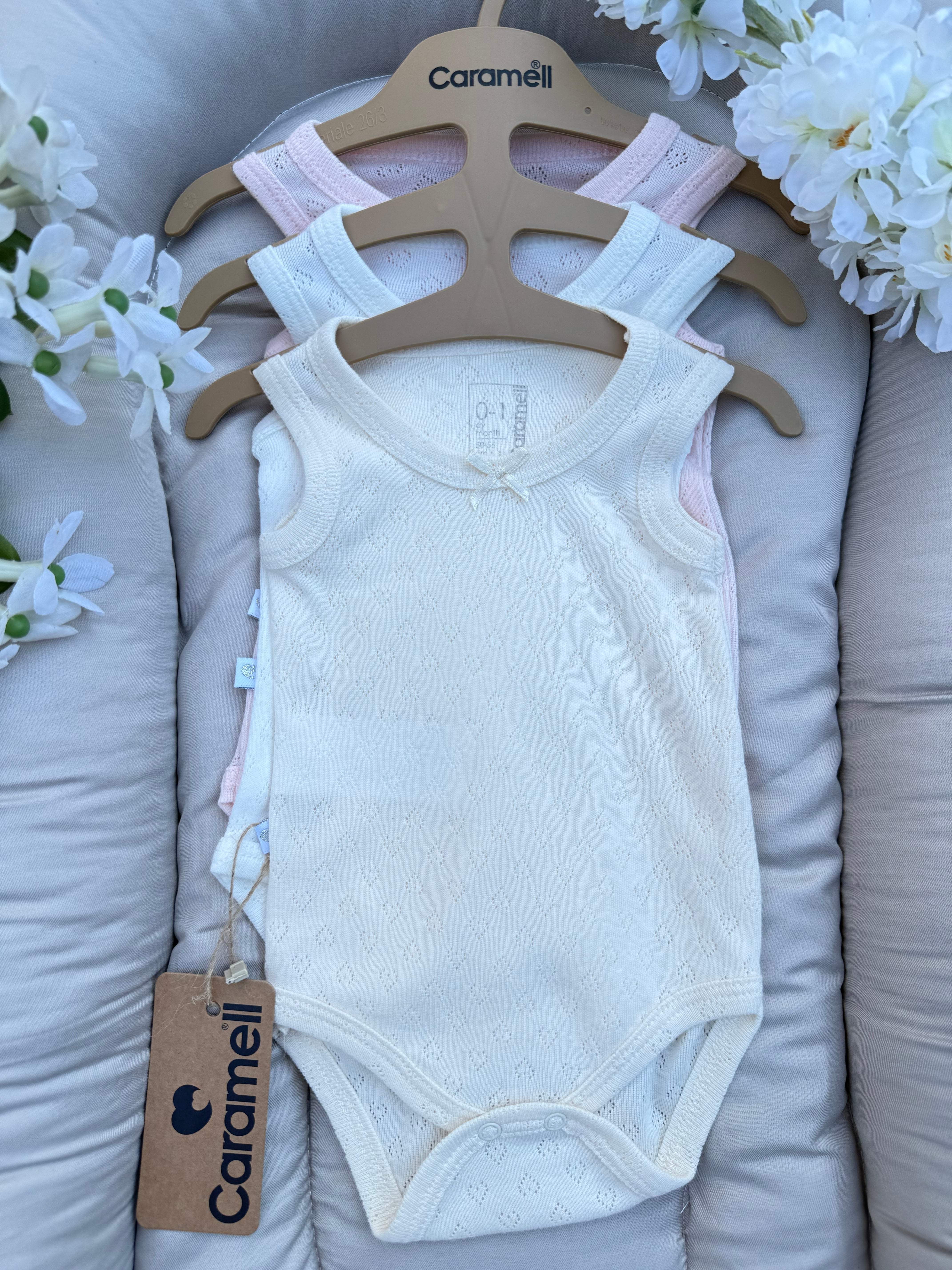 Lot de 3 bodies  - Caramell