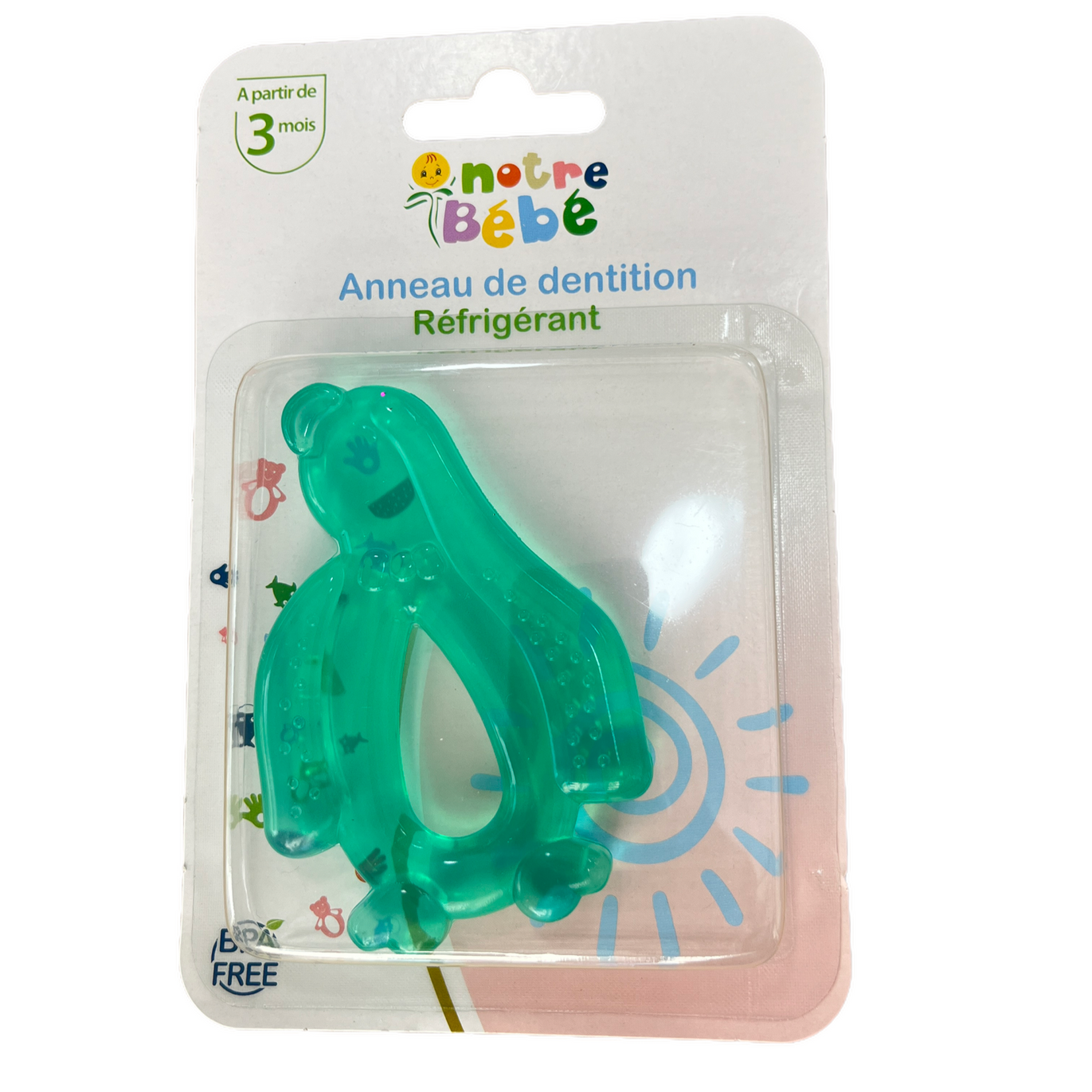 Anneau de Dentition Réfrigérant – 3 mois+ – Notre bébé