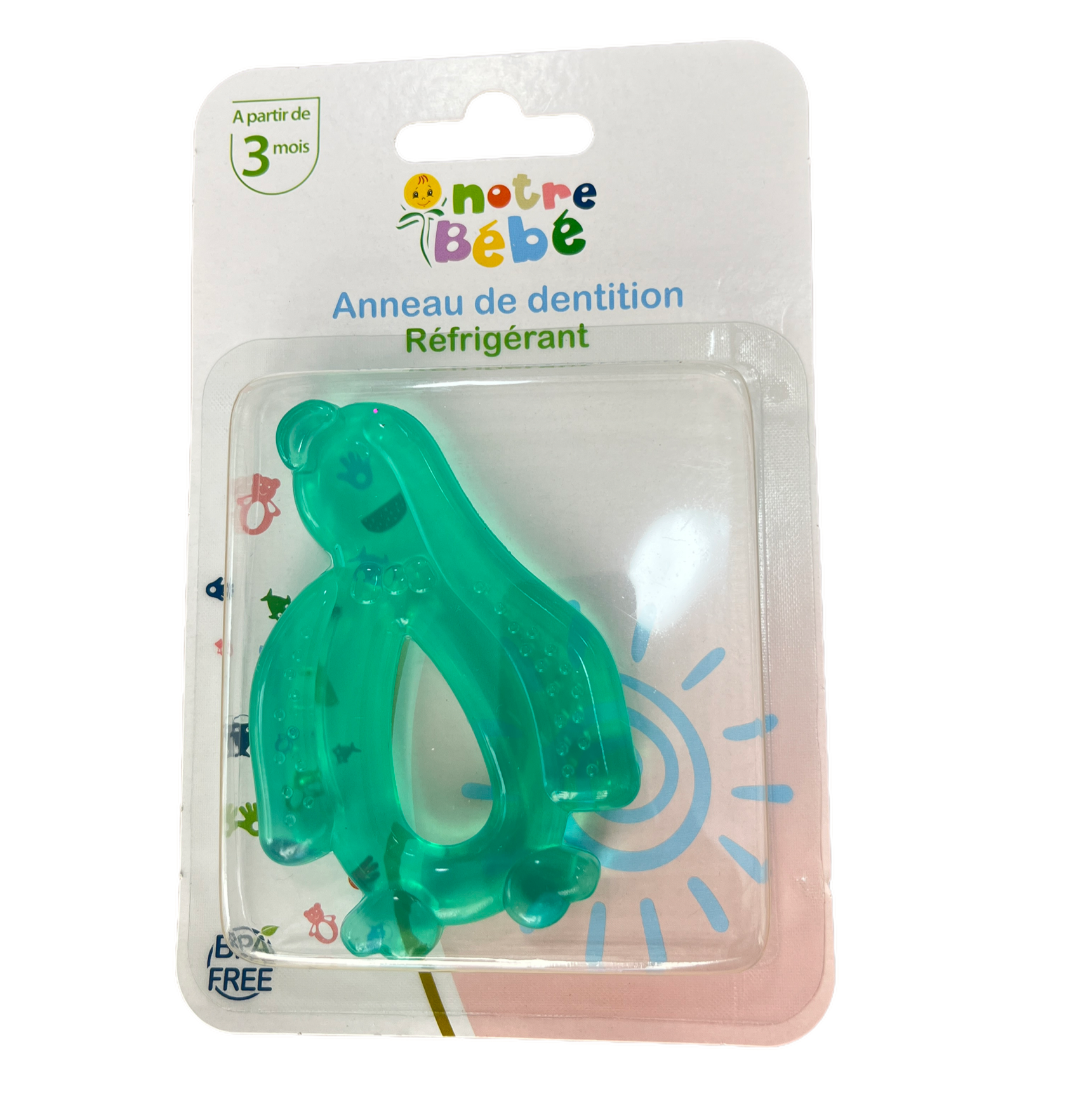 Anneau de Dentition Réfrigérant – 3 mois+ – Notre bébé