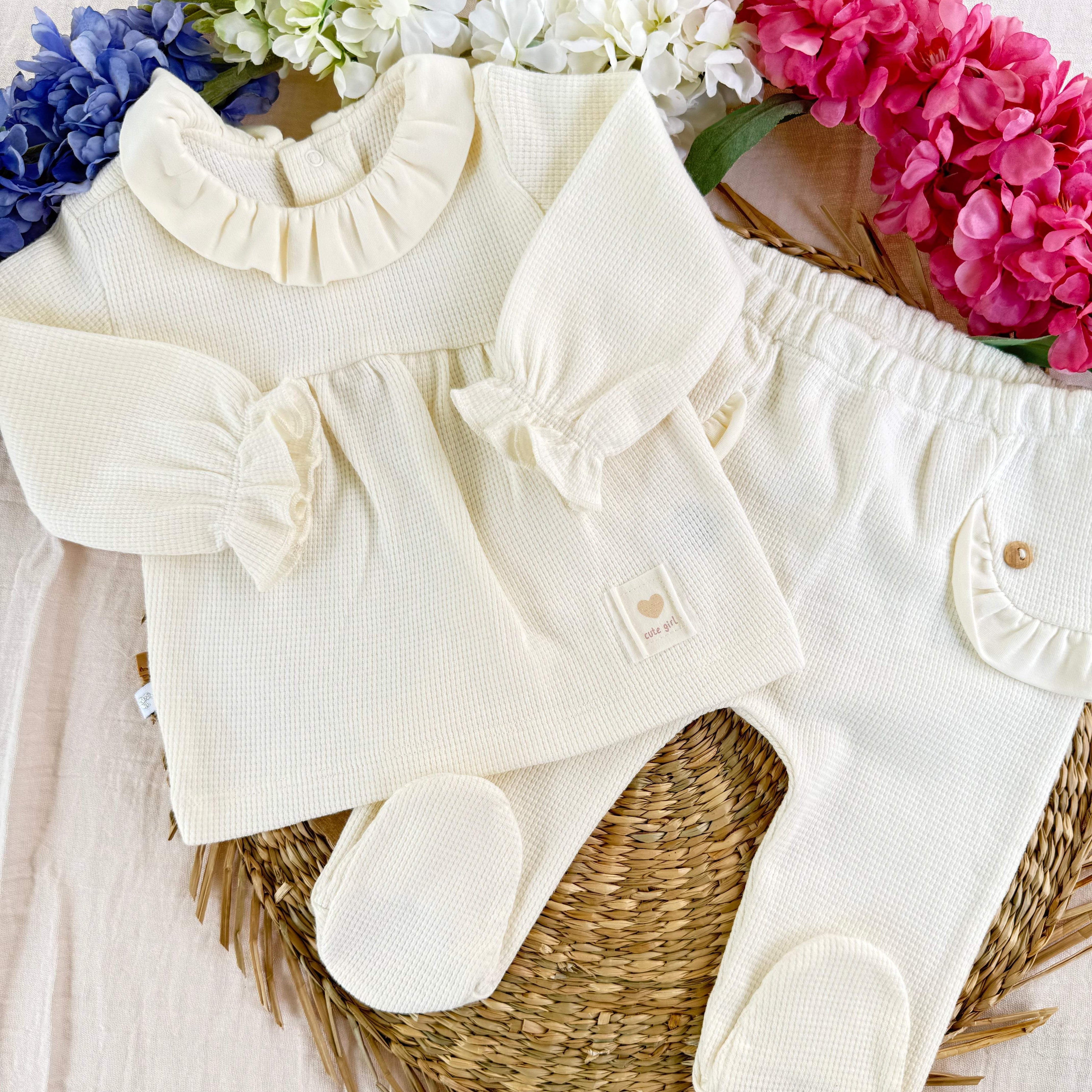 Ensemble pour bébé 2 pièces - Caramell - Caramell - Ensemble pour bébé Maroc -www.babyboss.ma