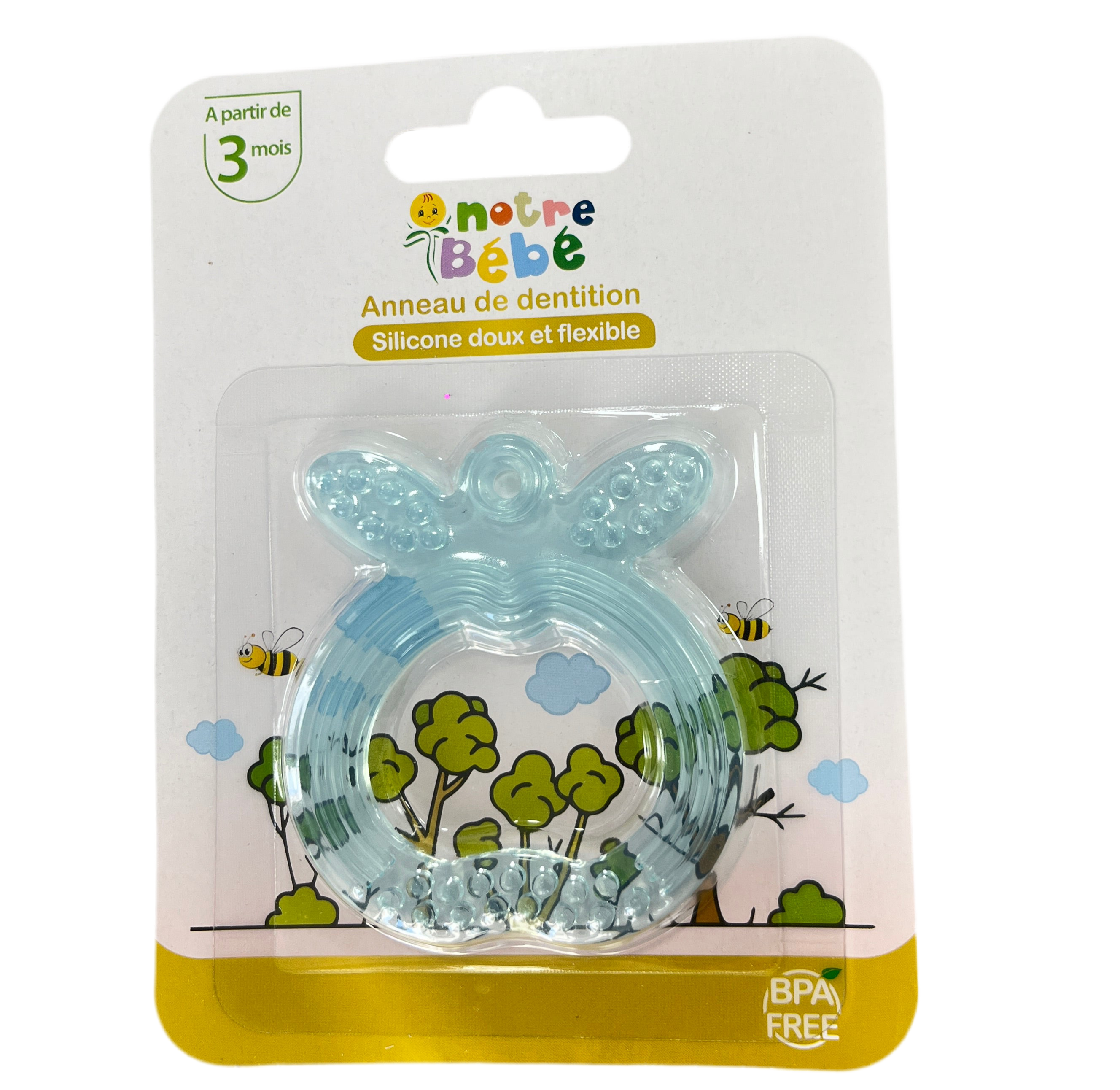 Anneau de dentition en silicone