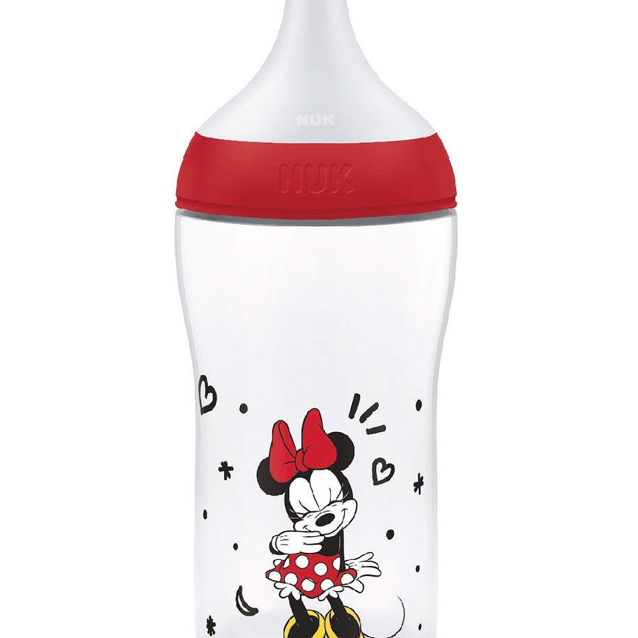 Biberon NUK Perfect Match avec tétine en silicone souple 260m Micky mouse
