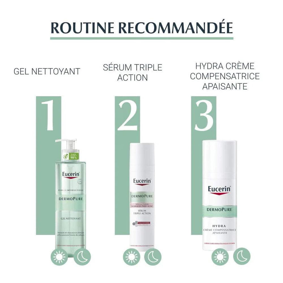 Eucerin DermoPure HYDRA Crème Compensatrice Apaisante - Eucerin - Visage pour bébé Maroc -www.babyboss.ma