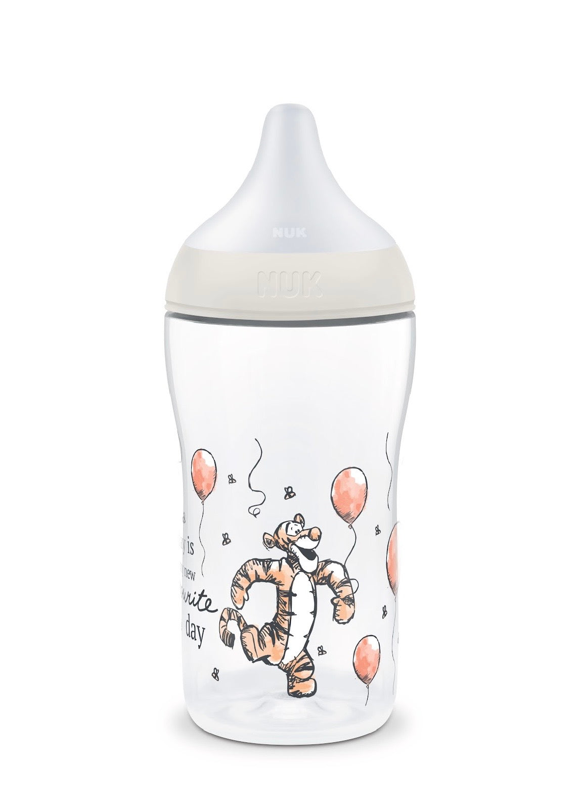 Biberon NUK Perfect Match avec tétine en silicone souple 260ml Winnie The pooh