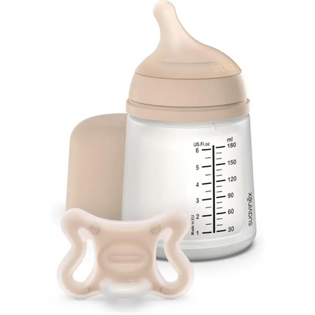 Suavinex Pack zero zero biberon 180 ml + sucette -2.2 m