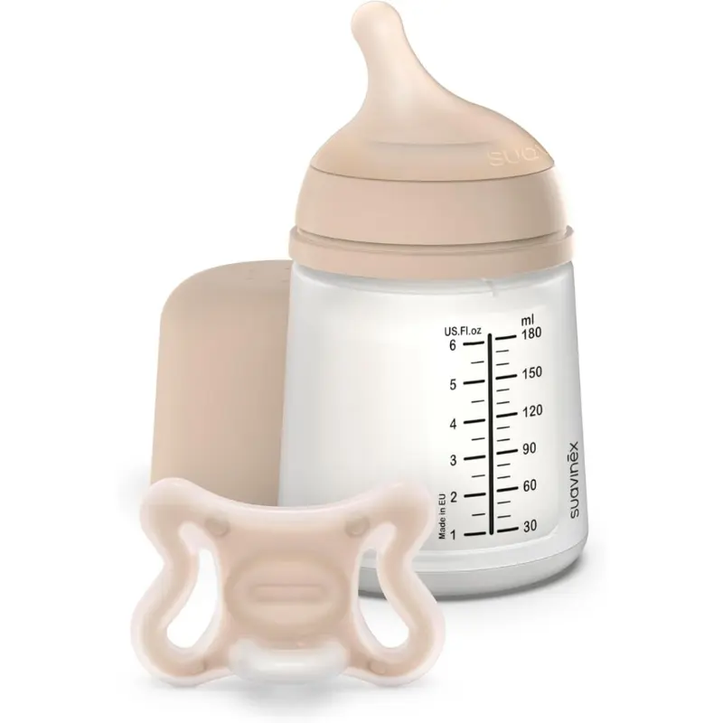 Suavinex Pack zero zero biberon 180 ml + sucette -2.2 m