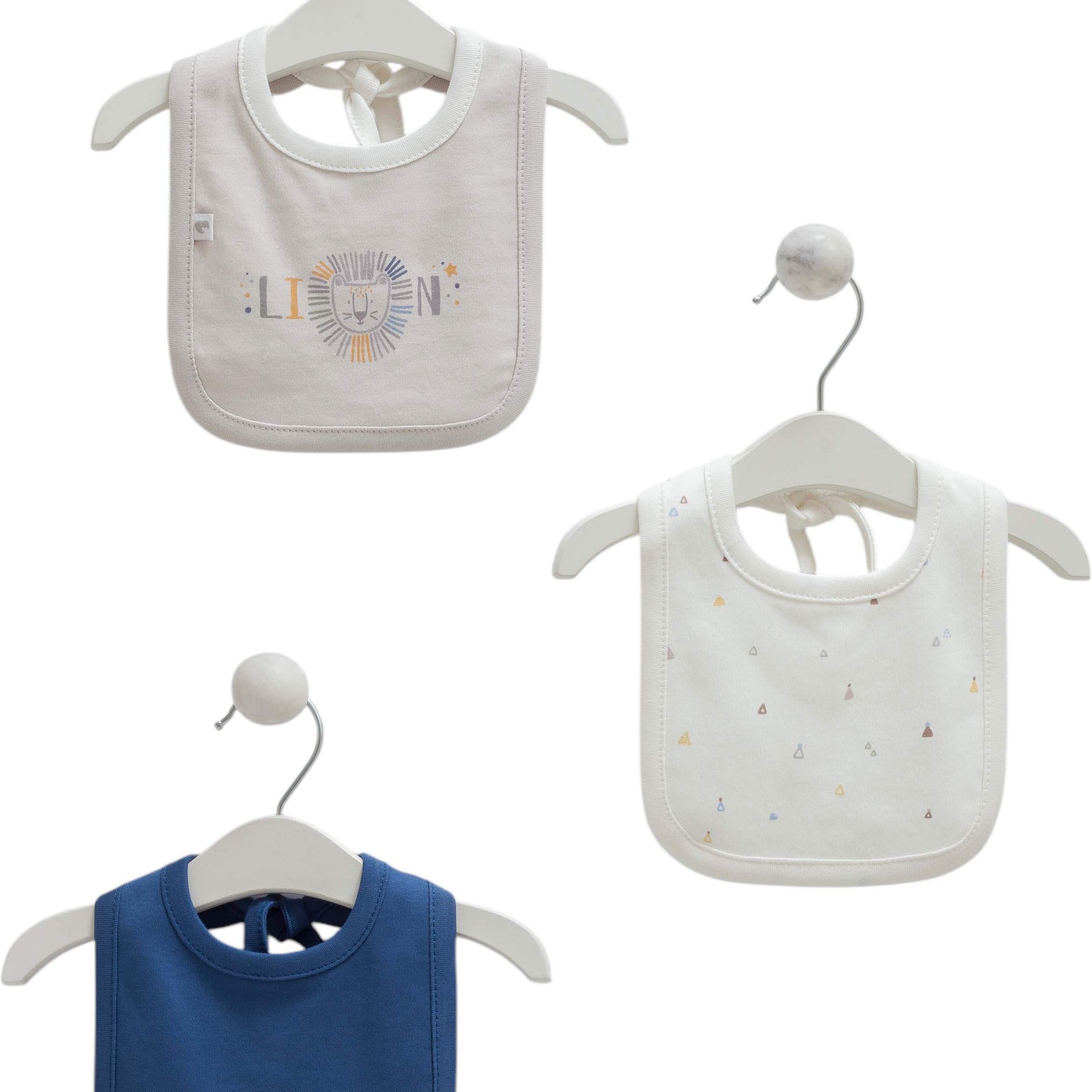 Lot de 3 bavoirs - Caramell - Caramell - Tablier pour bébé Maroc -www.babyboss.ma