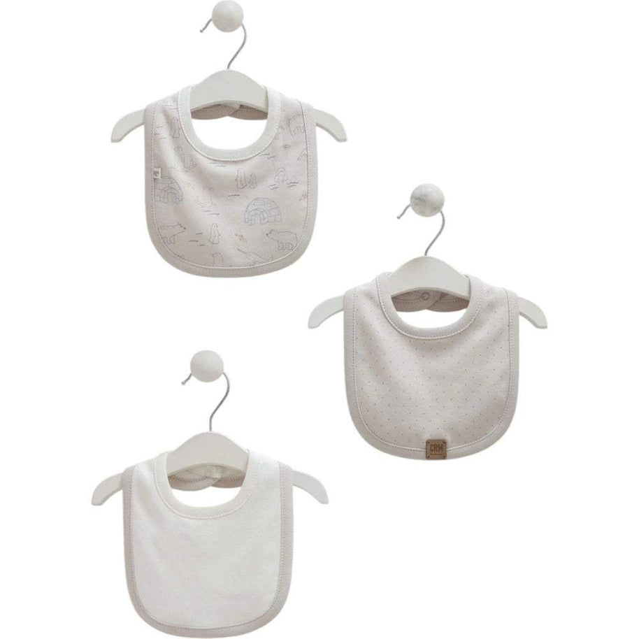 Lot de 3 bavoirs - Caramell - caramell - Tablier pour bébé Maroc -www.babyboss.ma