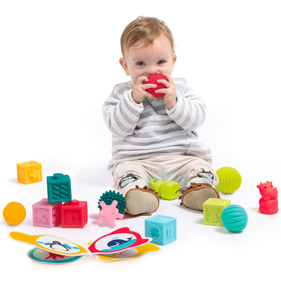 Ludi coffret éveil livre cubes et balles