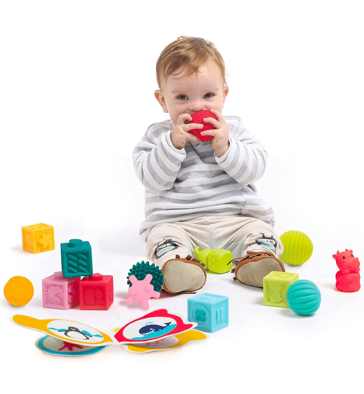 Ludi coffret éveil livre cubes et balles