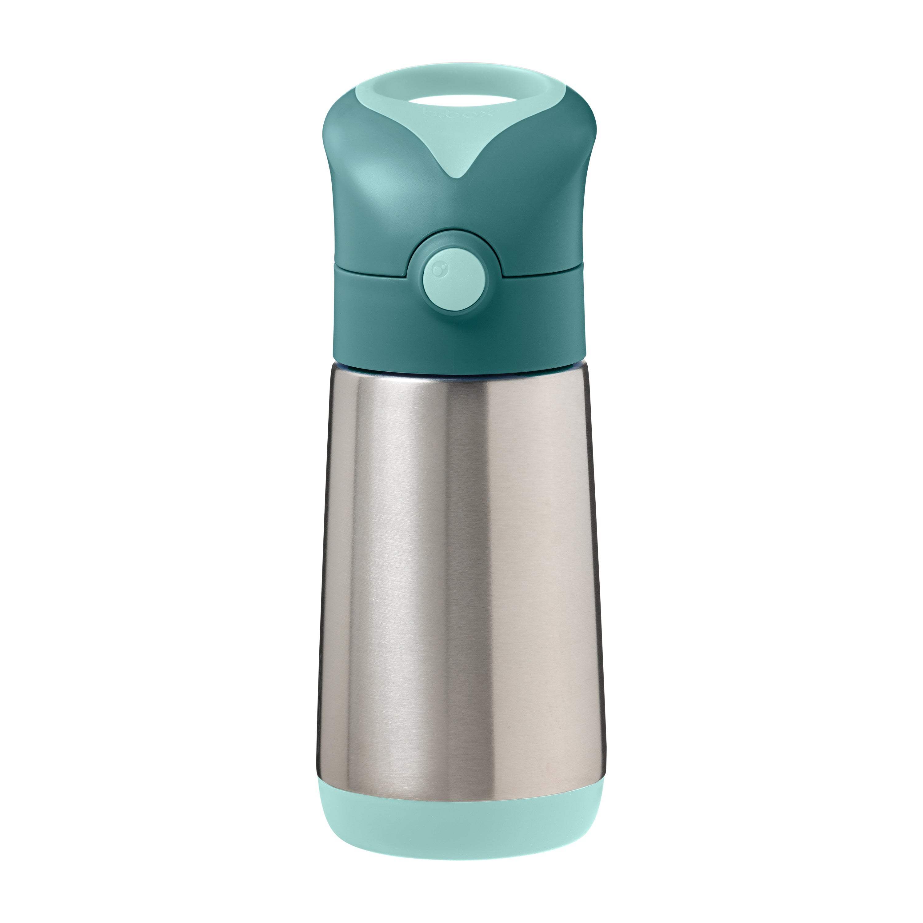 Gourde isotherme à paille B.box 350ml - Forest - BBOX USA - Insulated water bottles pour bébé Maroc -www.babyboss.ma