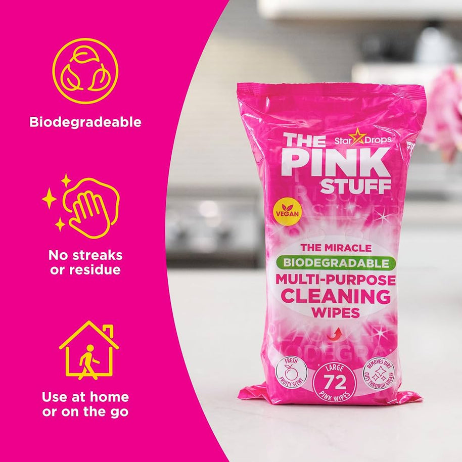 The pink stuff - lingettes multi usage * 72 pcs