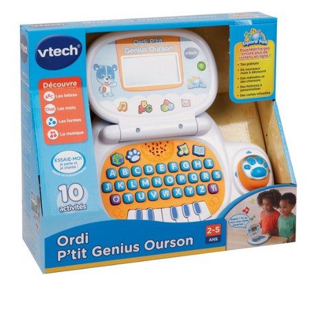 ORDINATEUR P’TIT GENIUS OURSON BLEU – VTECH