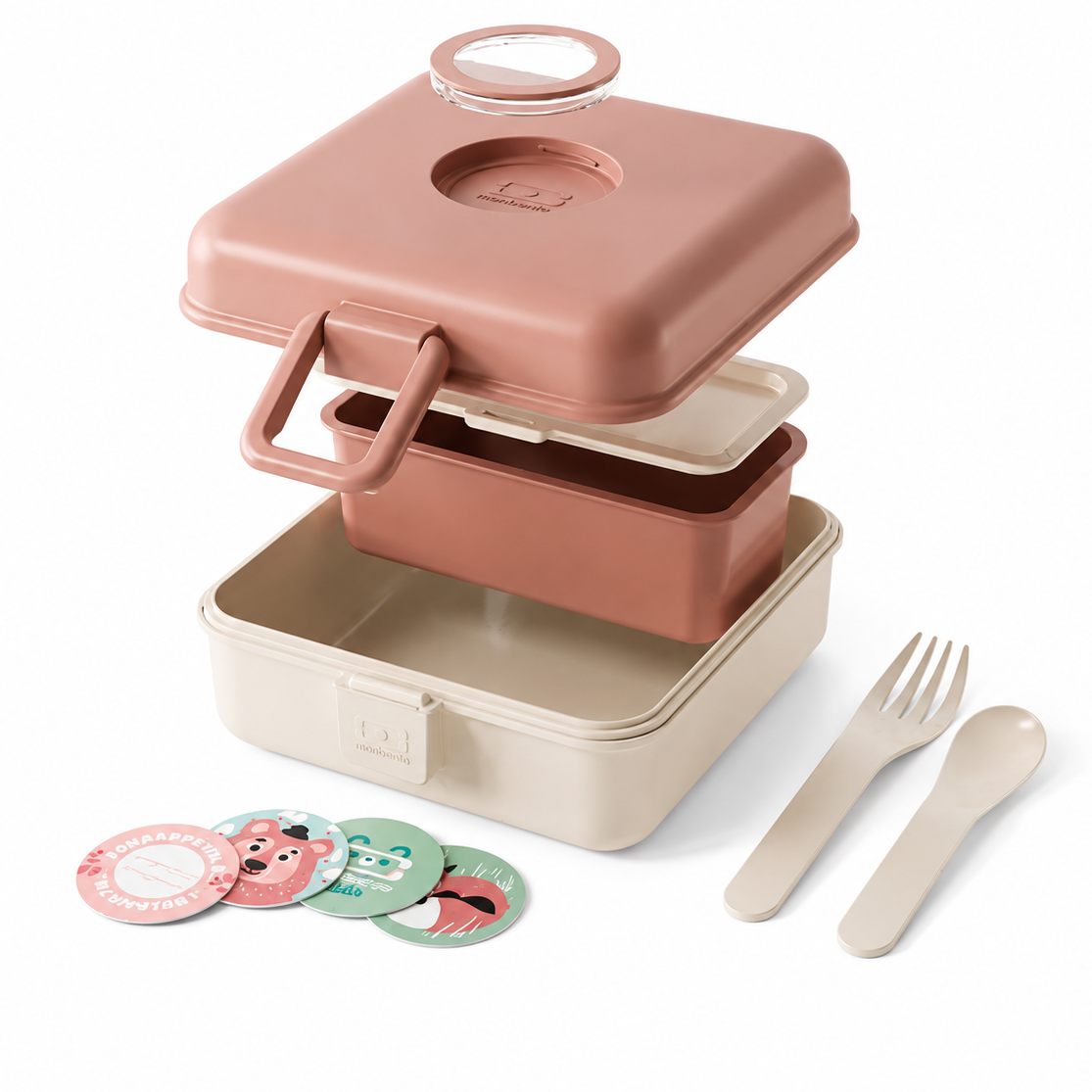 Monbento Lunch Box pour Enfant Sans BPA - Rose