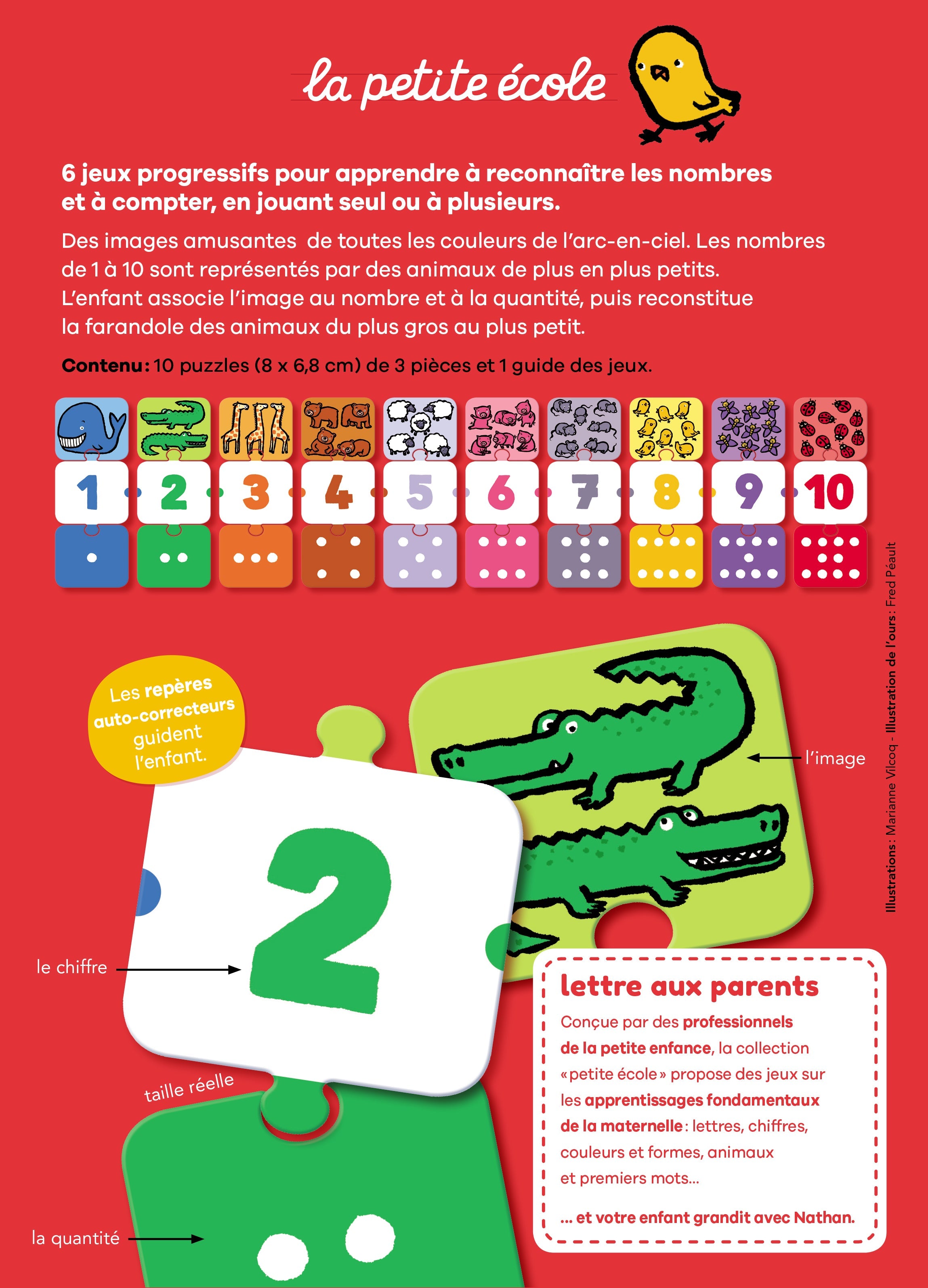 Nathan Les chiffres 3-5 ans