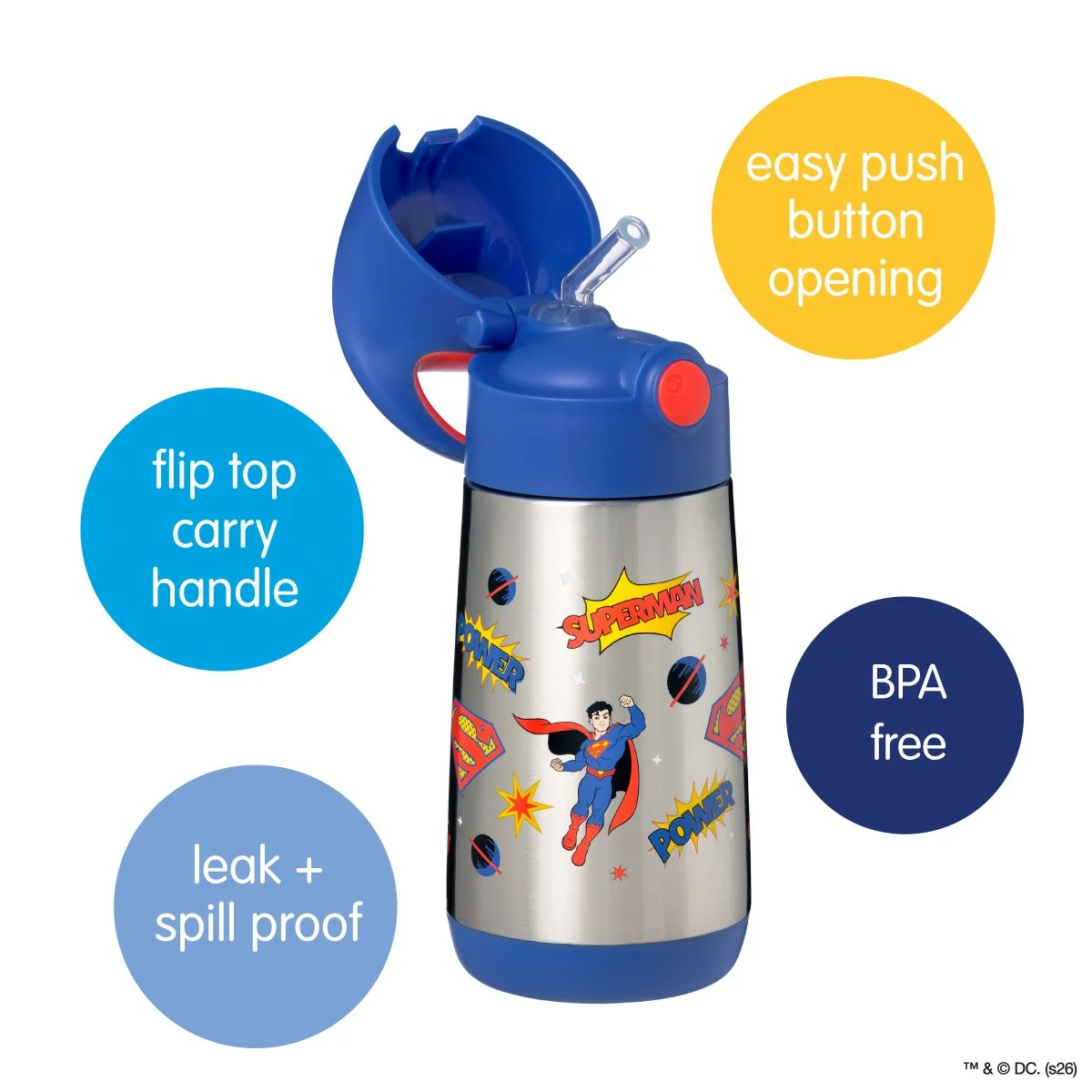 Gourde Isotherme 350ml - Superman