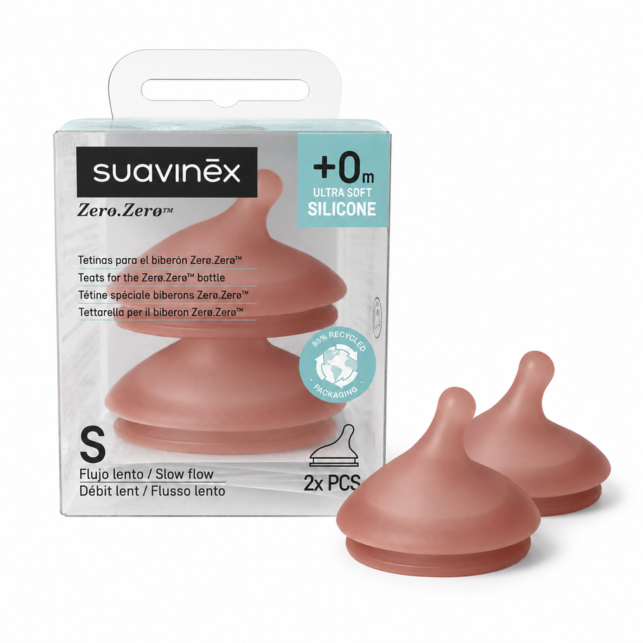 Tétines Suavinex Zero.Zero™️ Deep Tone – Lot de 2