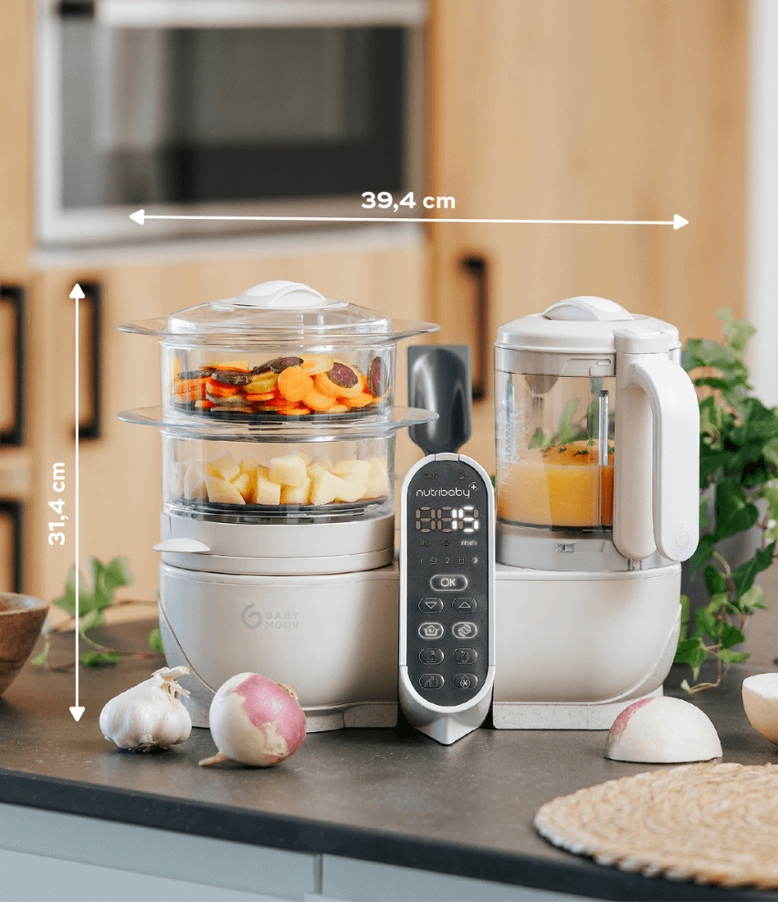 Nutribaby(+) - Robot culinaire multifonctions - Babymoov - REPAS pour bébé Maroc -www.babyboss.ma