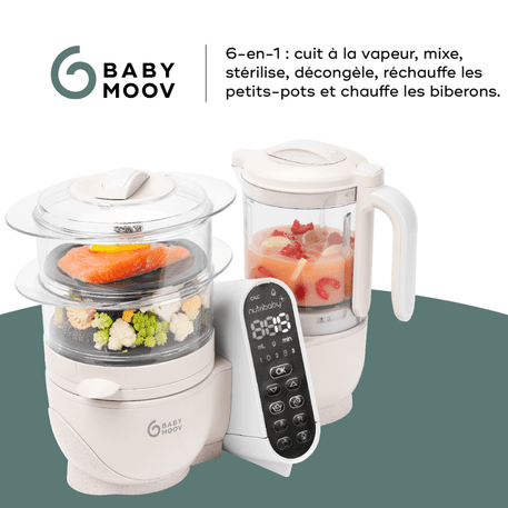 Nutribaby(+) - Robot culinaire multifonctions - Babymoov - REPAS pour bébé Maroc -www.babyboss.ma