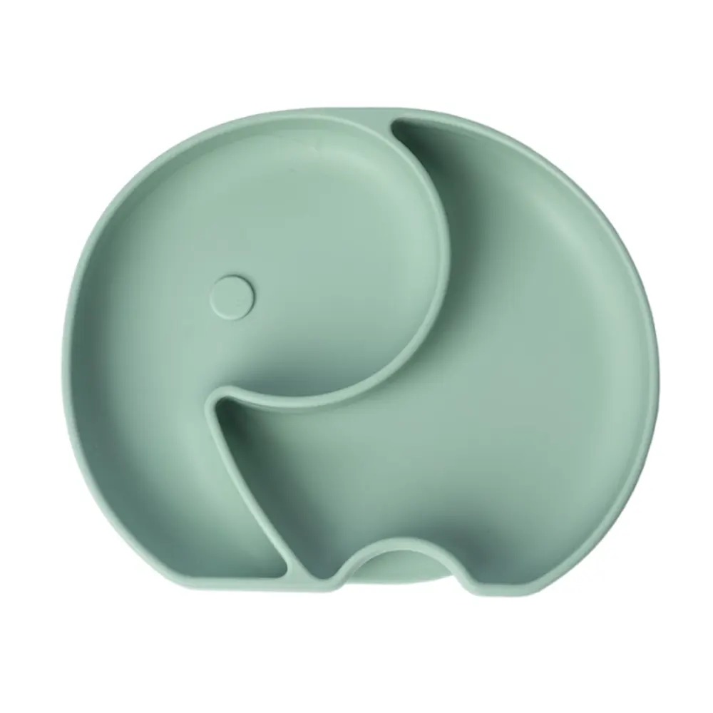 Assiette en Silicone Compartimentée avec ventouse Yummy