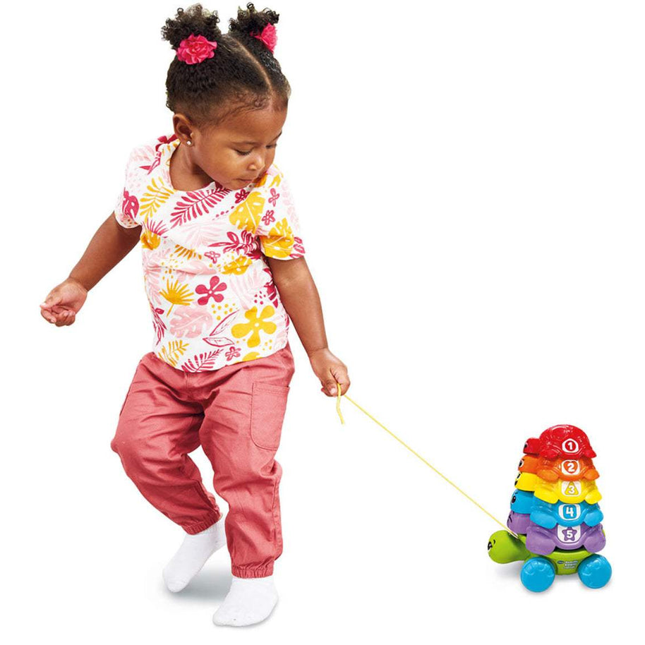 Famille empilo tortue - Vtech - Vtech - Jouets à empiler pour bébé Maroc -www.babyboss.ma