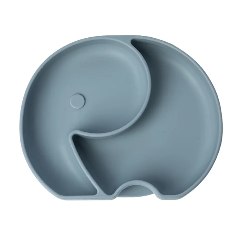 Assiette en Silicone Compartimentée avec ventouse Yummy
