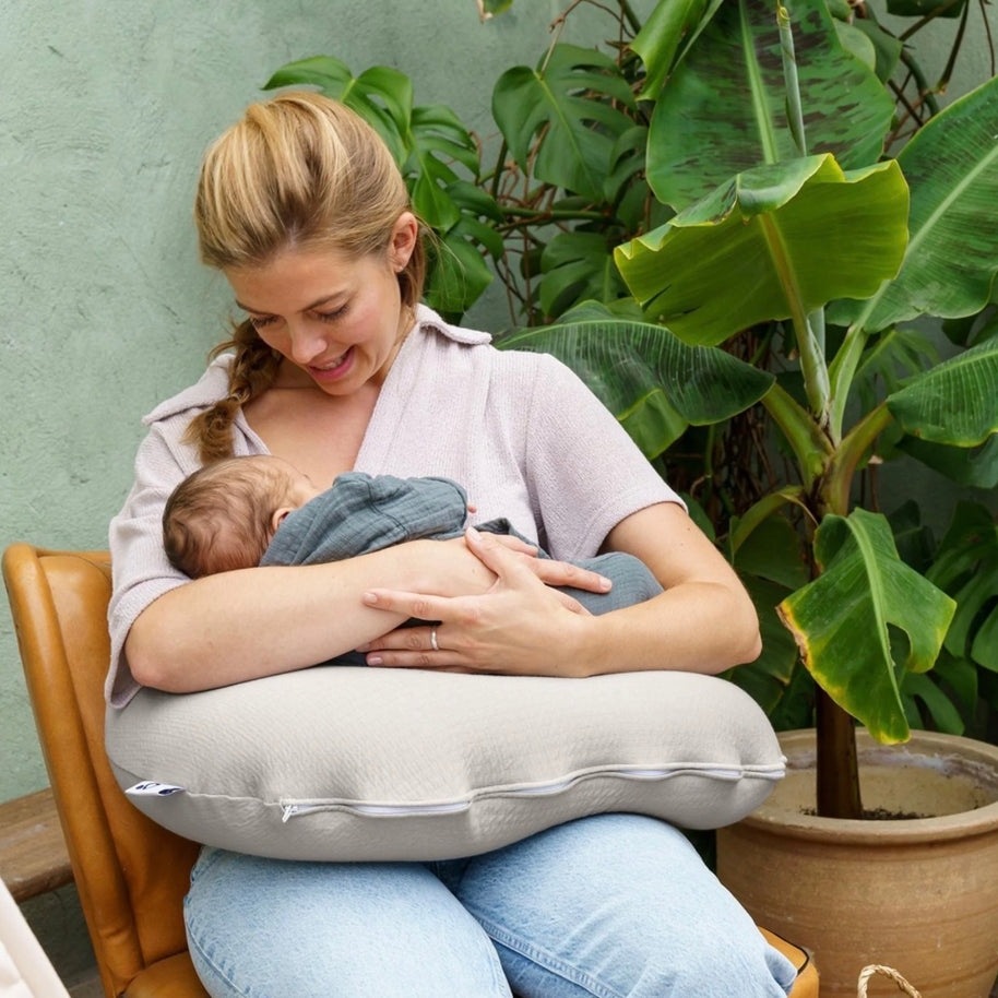 Coussin d'allaitement & maternité SOFTY Doomoo Corduroy Sand