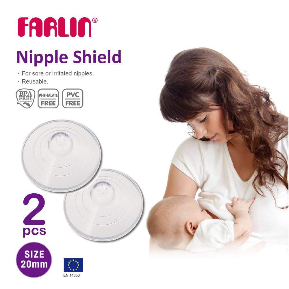 Farlin bout de sein en silicone 20mm - farlin - pour bébé Maroc -www.babyboss.ma