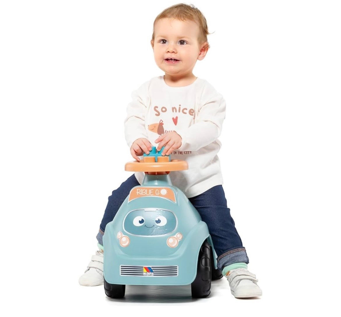 Porteur RIBLIE GO Bleu avec 10 blocs Moltó