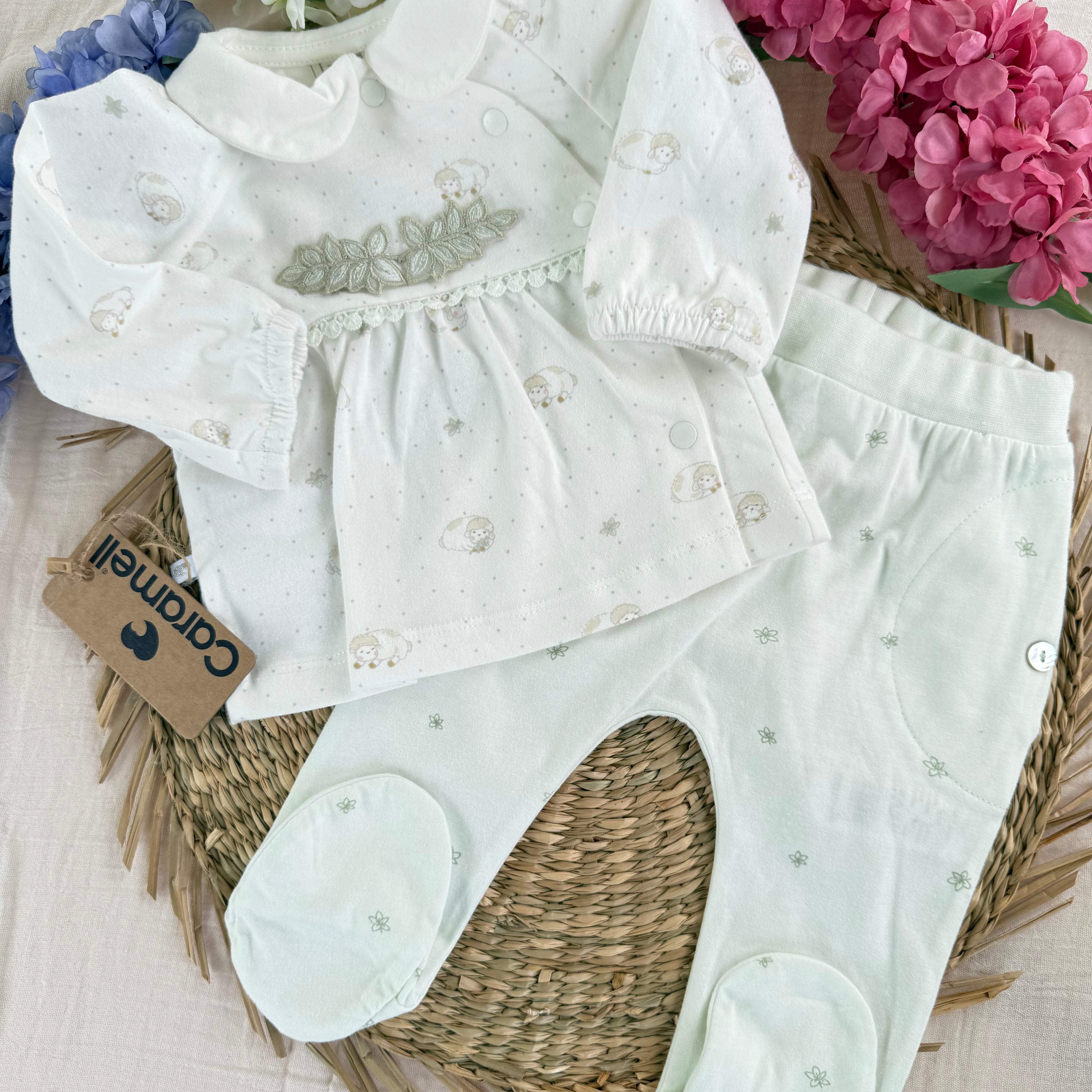 Ensemble pour bébé 2 pièces - Caramell - Caramell - Ensemble pour bébé Maroc -www.babyboss.ma