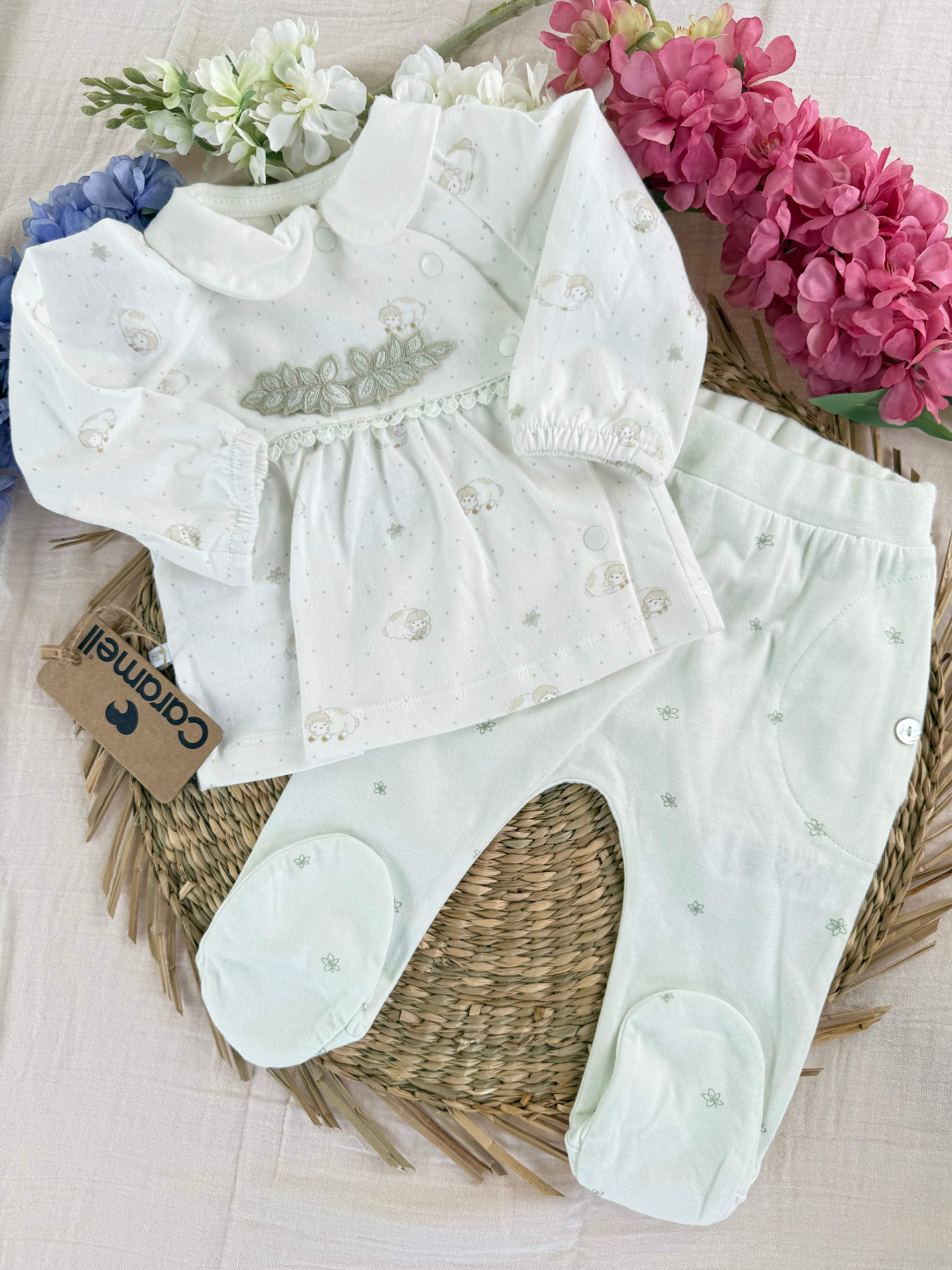 Ensemble pour bébé 2 pièces - Caramell - Caramell - Ensemble pour bébé Maroc -www.babyboss.ma