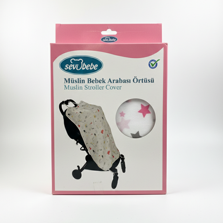 couverture poussette multicolore - sevibebe - pour bébé Maroc -www.babyboss.ma