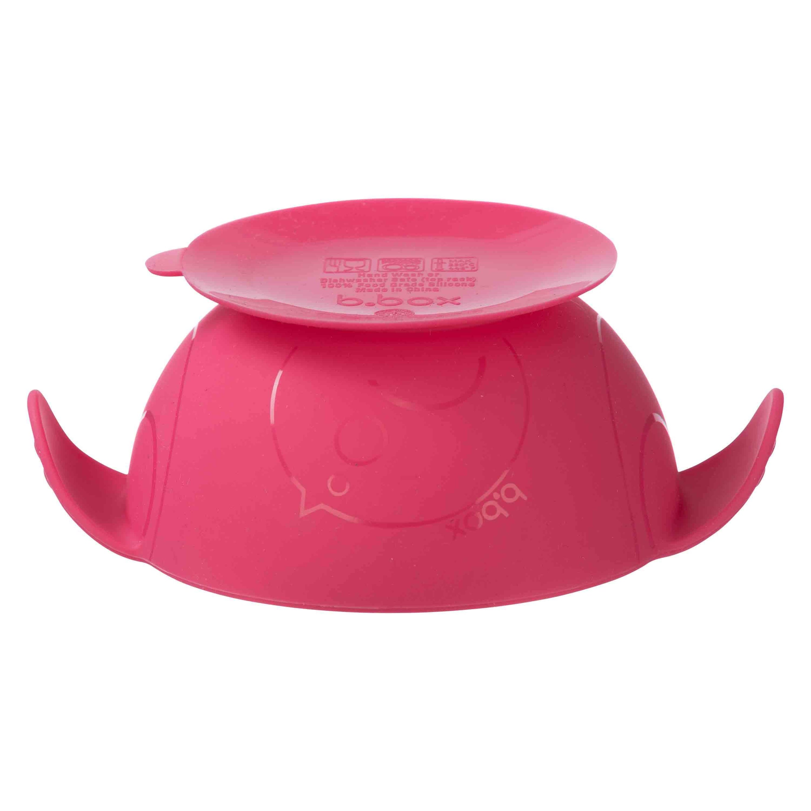 B.Box Silicone First Feeding Set - Strawberry Shake - BBOX USA - pour bébé Maroc -www.babyboss.ma