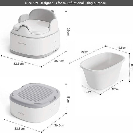 Pot d’apprentissage multifonctions 3 en 1 - Bebamour - Pots et Réducteurs pour bébé Maroc -www.babyboss.ma