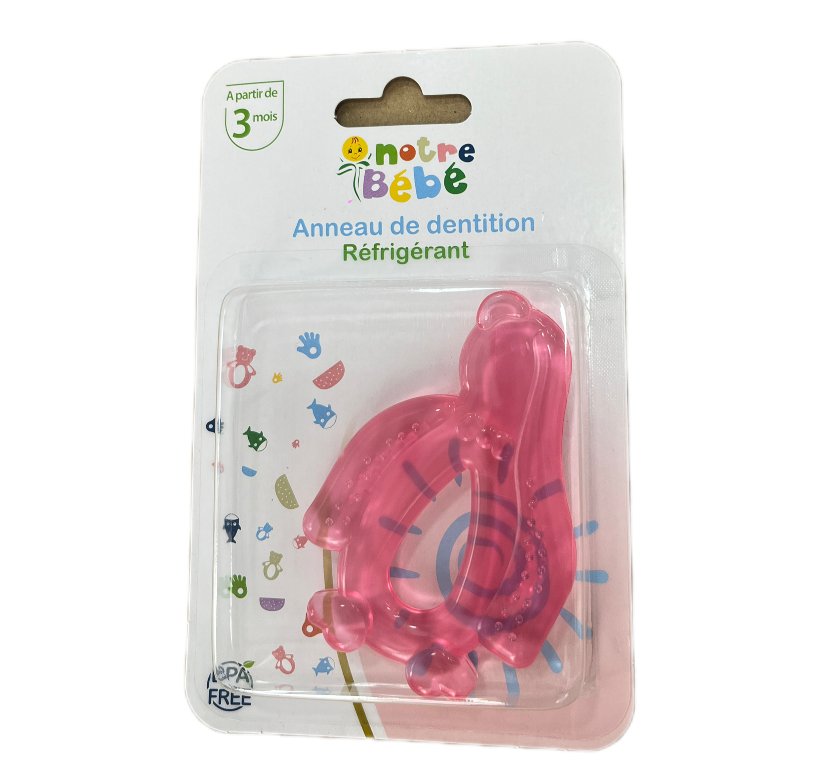Anneau de Dentition Réfrigérant – 3 mois+ – Notre bébé