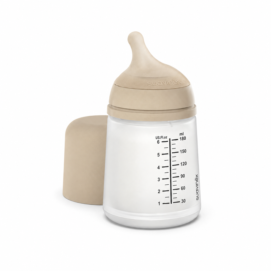 Biberon Anti-Colique Suavinex Zero.Zero™️ 180 ml – Débit Adapté