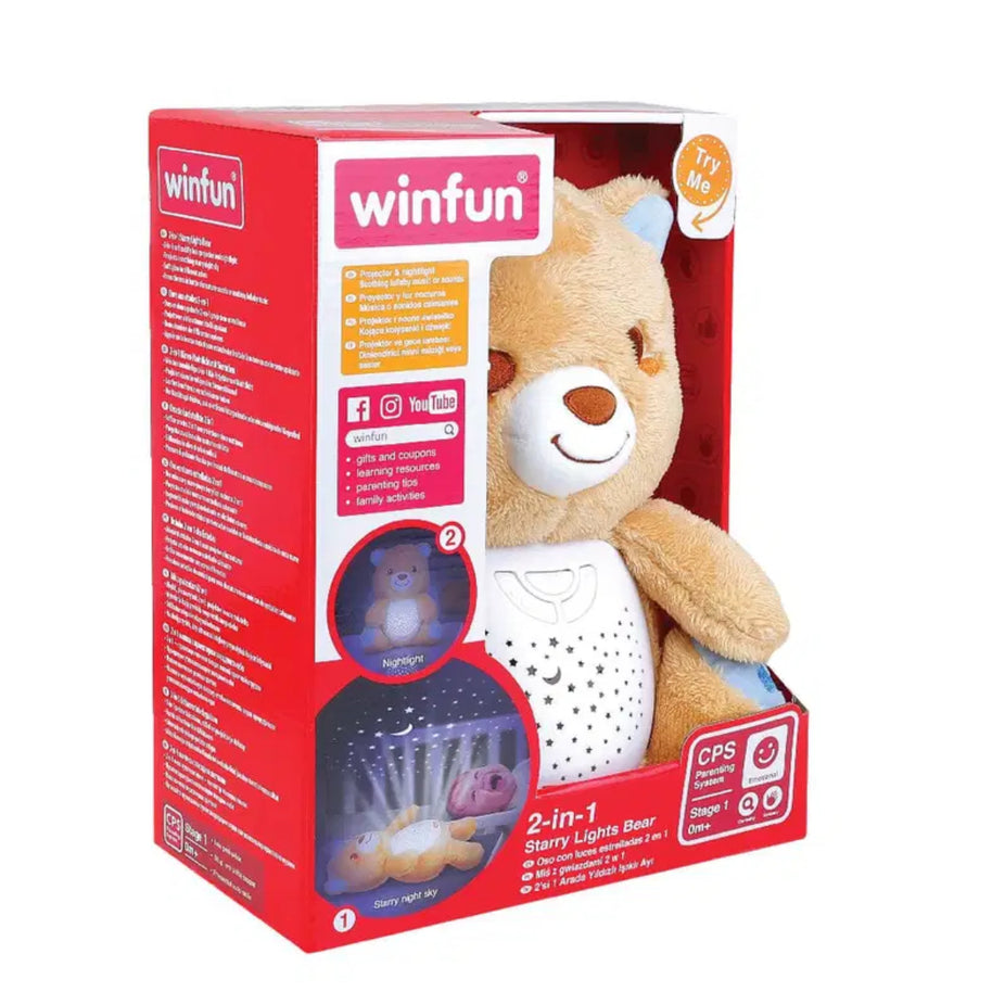 Ourson projecteur et veuilleuse - Winfun